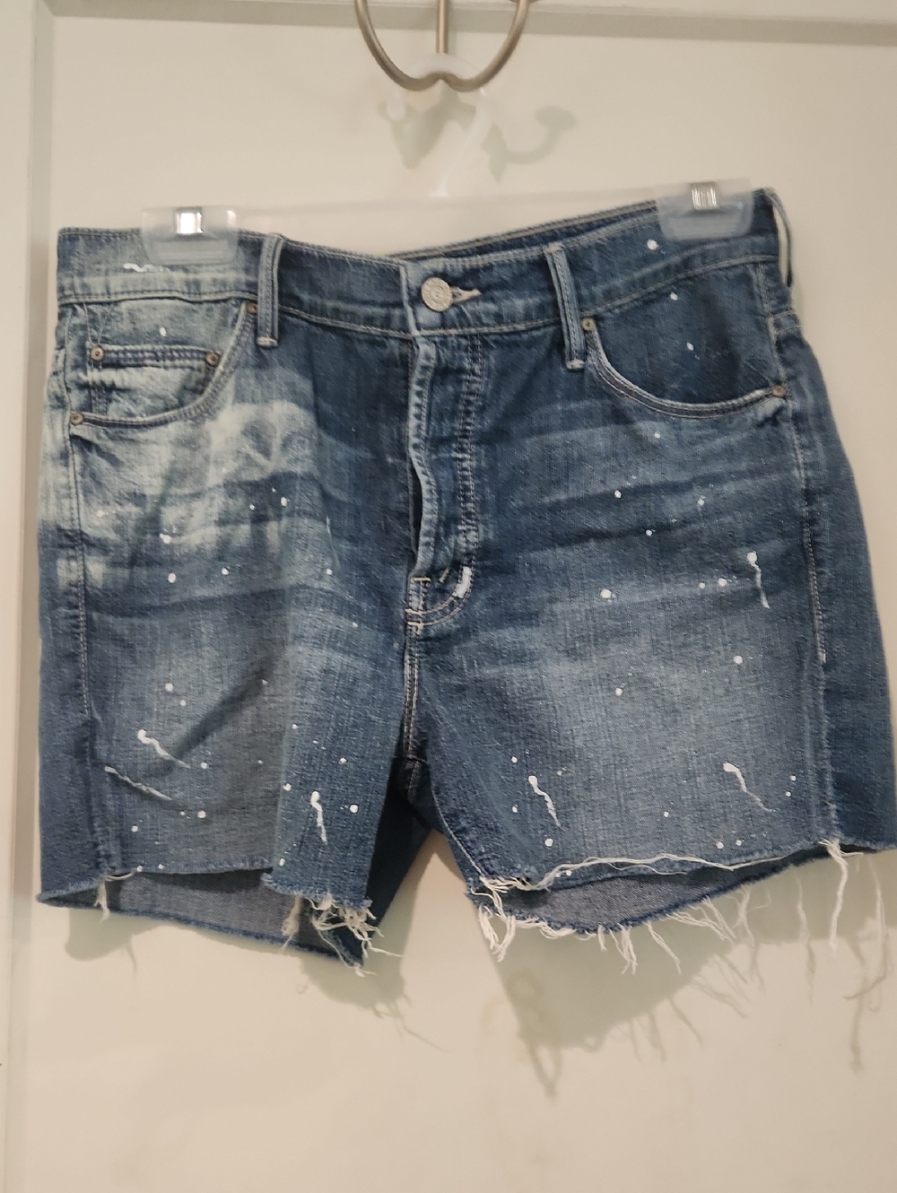 MOTHER The Nomad Fray Denim Jean Shorts